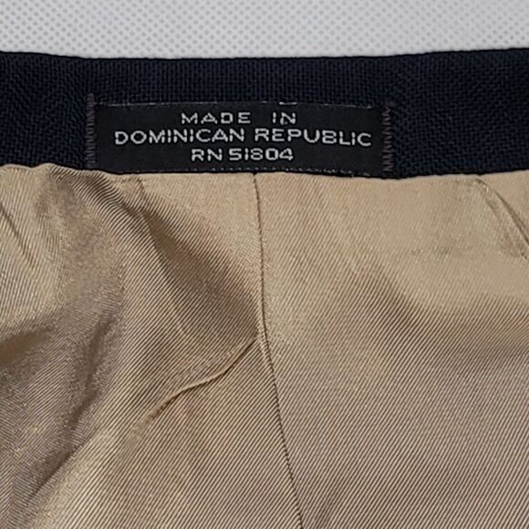 Arnold Palmer Mens Blazer 44L 2 Button Blue Blazer Sport Coat Jacket Gold Button - Picture 13 of 13